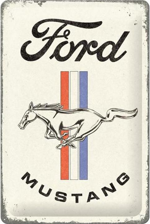 Nostalgic-Art Merchandising Ford Mustang sign 20 x 30 cm, metal (20 x 30 cm)