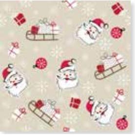 Paper + Design, Servietten, Weihn.Zelltuchserviette 33x33cm Kind (20 x, 33 x 33 cm)