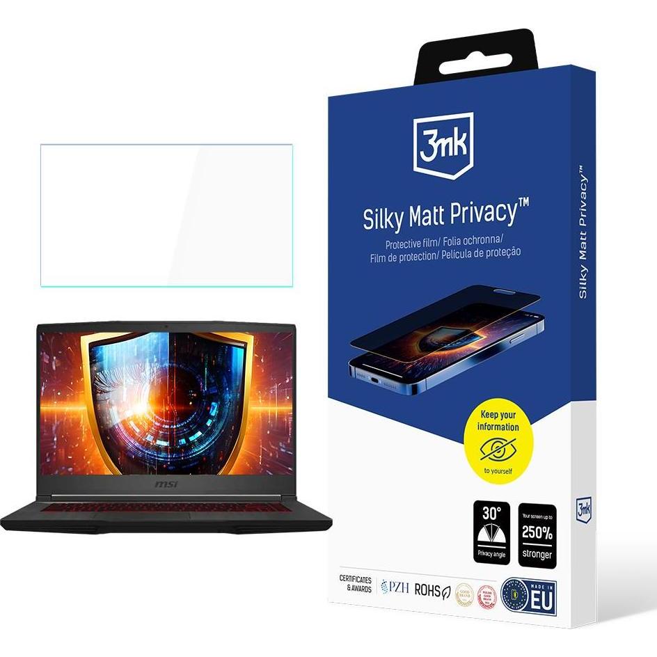 3MK MSI Bravo 15 - up to 15" Privacy 2-way (with glue) (15"), Pellicola protettiva per notebook
