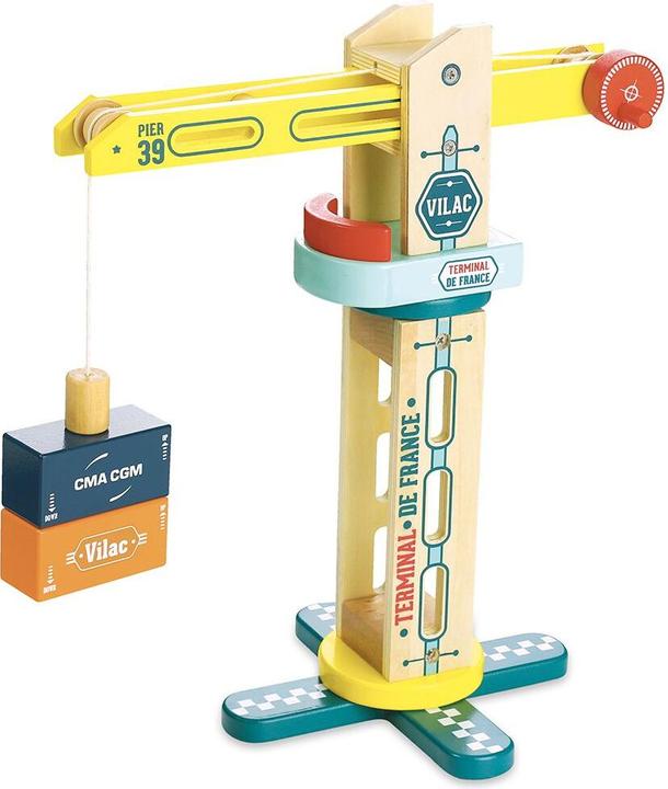 Actual product image Vilac Container crane made of wood