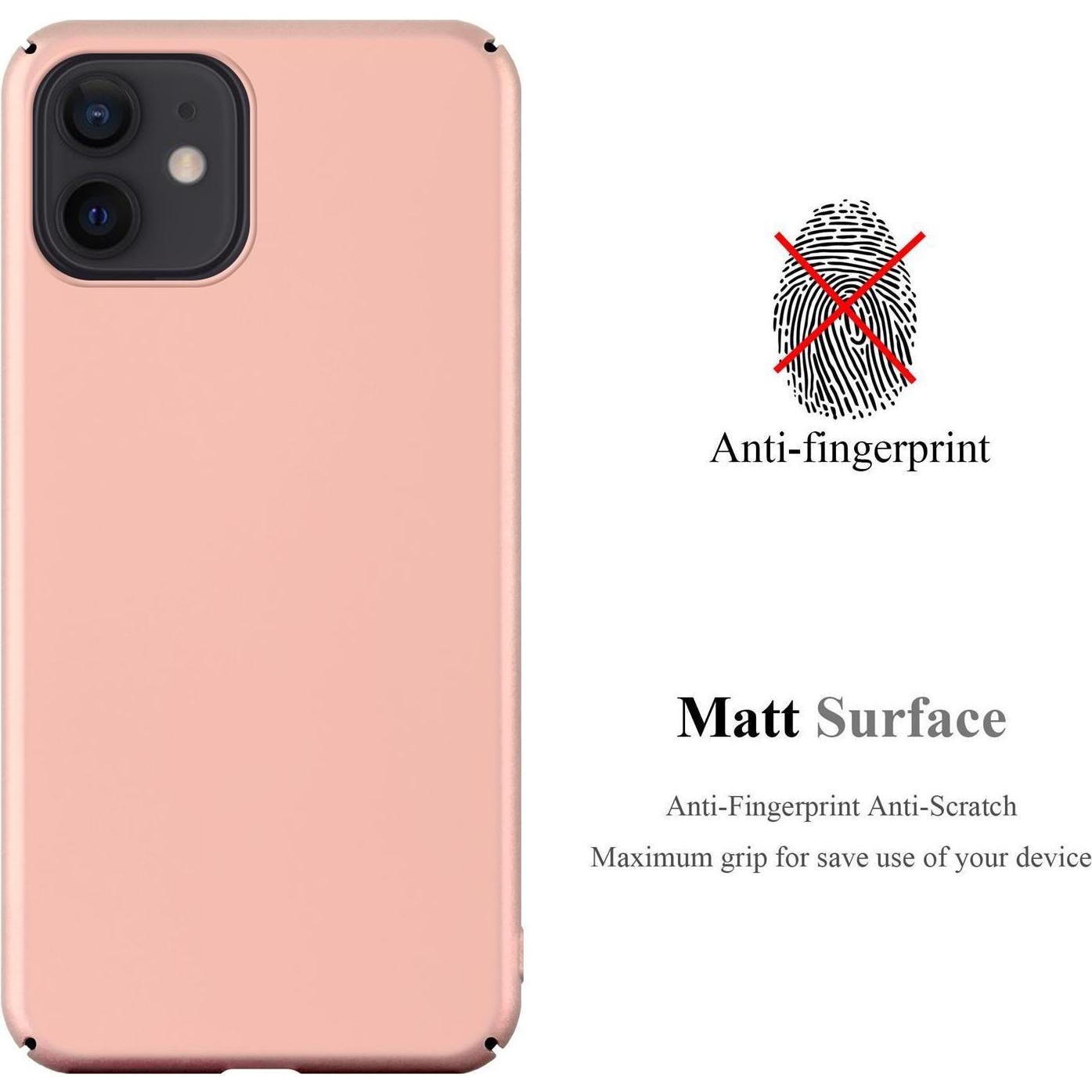 Thumbnail - Cadorabo Hard Cover Matt Metall Cover (Apple iPhone 12 mini), Smartphone Hülle, Rosa