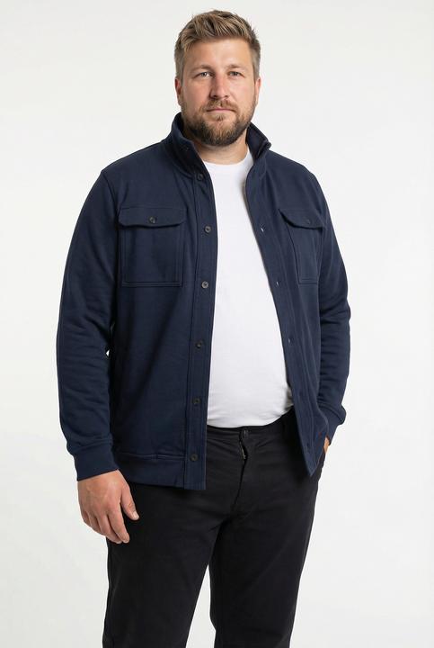 Produktbild Boston Park Sweatjacke, Stehkragen, Knopfleiste, bis 84/86 (68)
