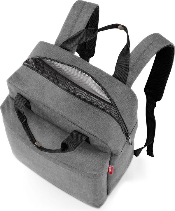 Actual product image reisenthel allday backpack M iso twist silver (15 l)