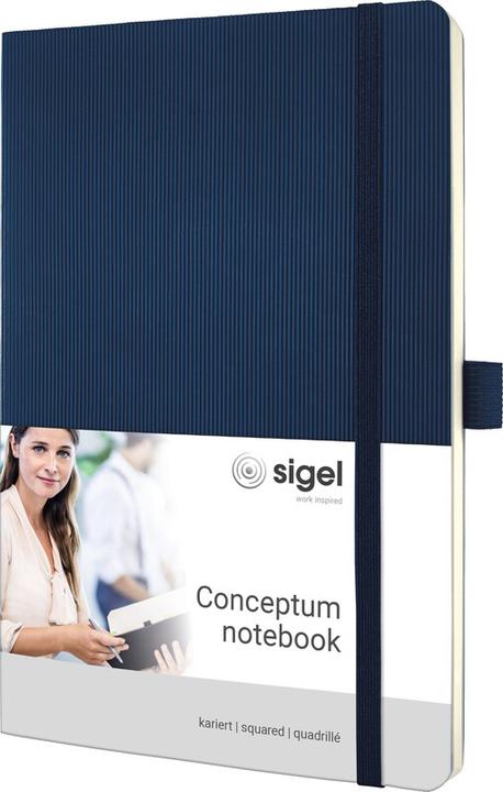 Produktbild Sigel Notizbuch CONCEPTUM Softcover Softwave (135 x 210 mm, Kariert, Weicher Einband)