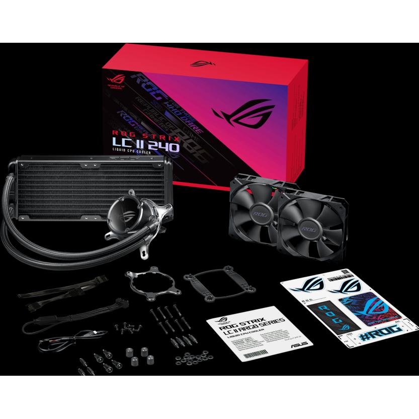 Thumbnail - ASUS ROG Strix LC II 240, CPU Wasserkühler, Schwarz