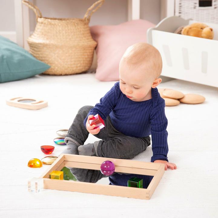 Actual product image TickiT Small Wooden Mirror Tray