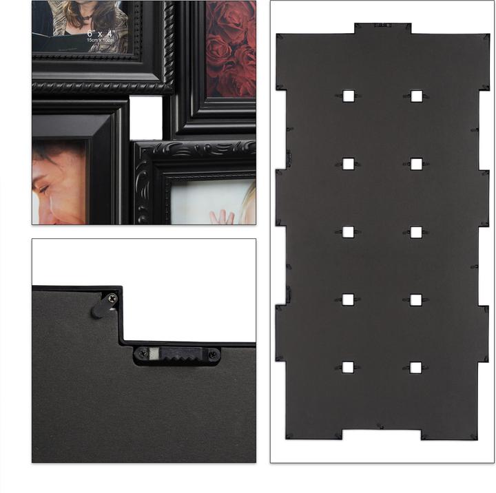 Produktbild Relaxdays Bilderrahmen (10 x 15 cm, 9 x 14 cm)