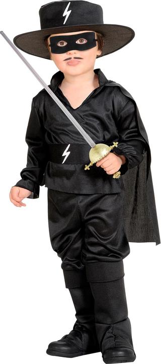 Produktbild Widmann Maskierter Held/Bandit Kostüm, 98 cm / 1-2 Years (98)