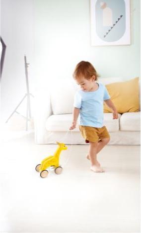 Actual product image Hape Pull-along giraffe