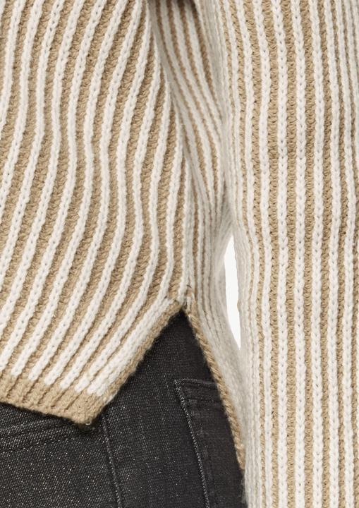 Produktbild Comma Strickjacke Verkürzte Strickjacke in Bi-Color-Optik (46)