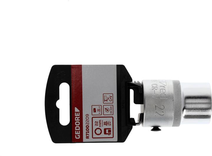 Actual product image Gedore Red red R71002209 Socket 3/4" hexagon 22 mm length 50 mm (22 mm)