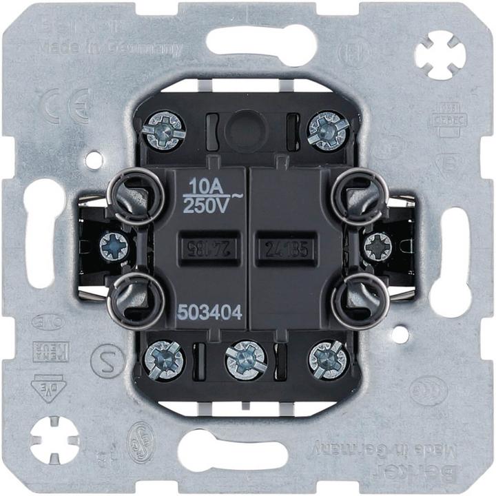 Produktbild Berker UP Gruppen-Wippentaster 503404 4 Schliesser