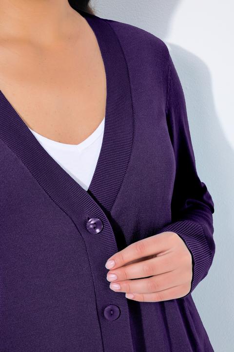 Actual product image Ulla Popken Classic Button Cardigan Sweater (62)