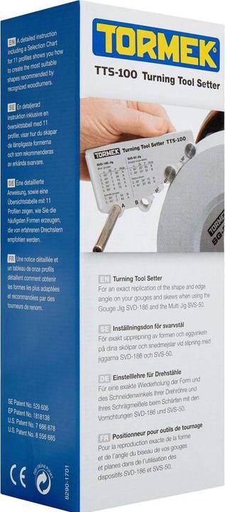 Actual product image Tormek Setting gauge