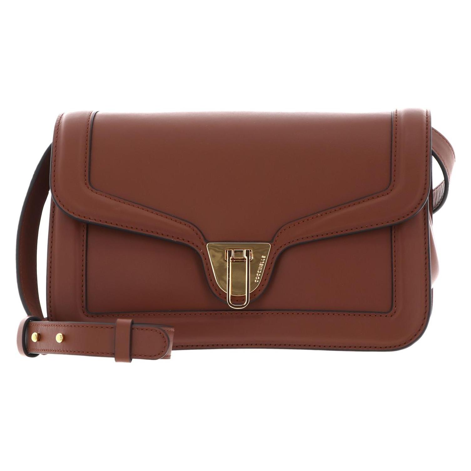 Coccinelle, Damen, Handtasche, Marvin Twist Smooth Handbag, Braun