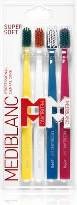 Actual product image Mediblanc Super Soft Toothbrush 4 brushes (Soft, 4 x)