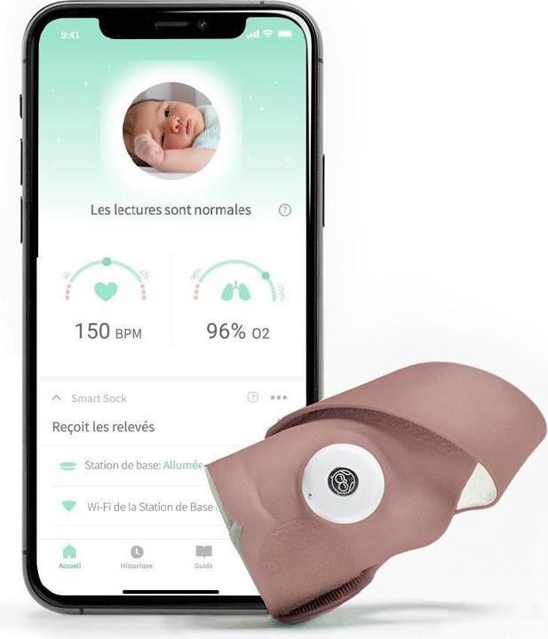 Owlet Smart Sock 3 (Babyphone Audio, 30 m)