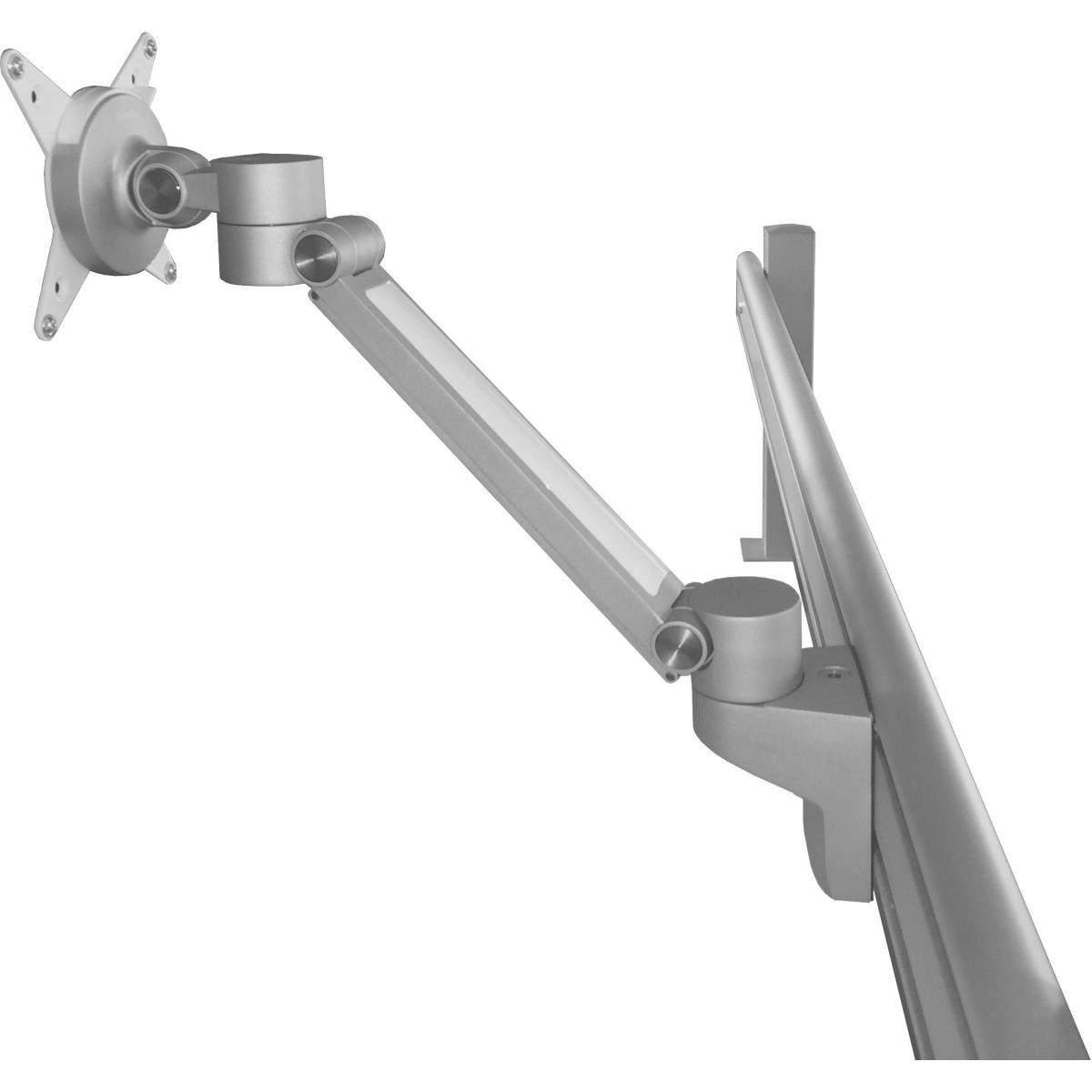 Thumbnail - Hammerbacher Bildschirmhalterung für Orga-Schiene, Monitor Halterung, Silber