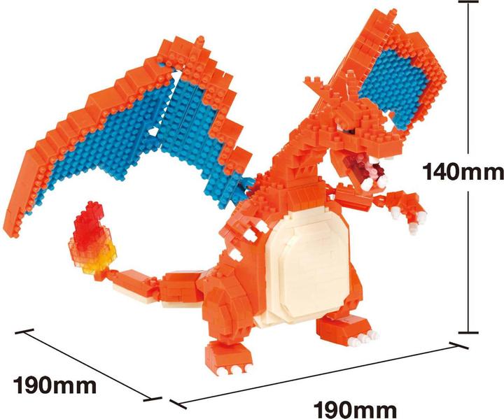 Image du produit Nanoblock Pokémon Charizard Édition Deluxe