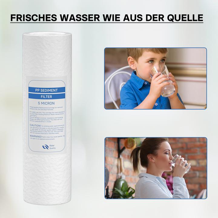 Image du produit Naturewater 10Pouces 254mm 5µ Filtre Sédiments PP
