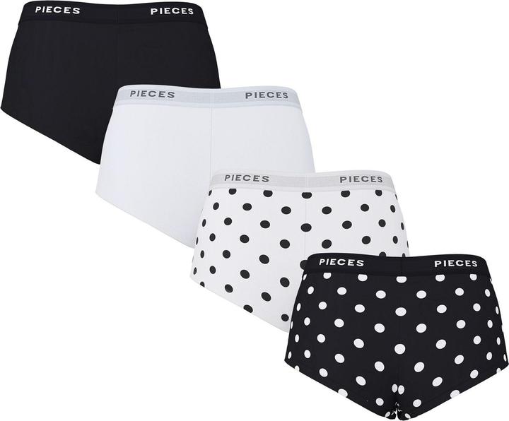 Produktbild Pieces PCLOGO 4er-Pack Boxershorts (XS, 4er Pack)