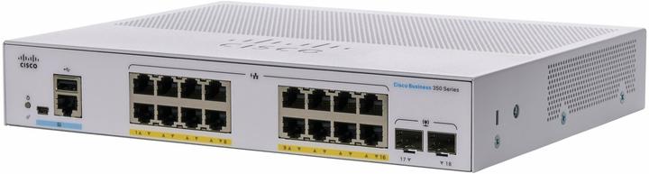 Produktbild Cisco PoE+ Switch CBS350-16P-E-2G-EU 18 Port (16 Ports)