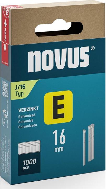 Produktbild Novus Nägel E / J 16mm 1000 Stk.