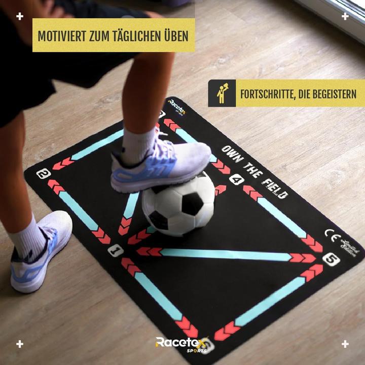 Actual product image Racetex Fussball-Trainingsmatte für Kinder (rutschfest)