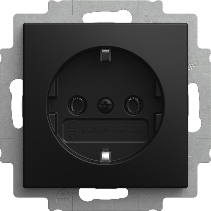 Busch-Jaeger SCHUKO Steckdosen-Einsatz 20 EUC-915 m.Steckanschluss Busch-balance SI