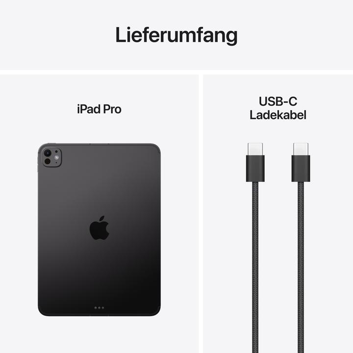Image du produit Apple iPad Pro 11 2025 (M5) (5G, 11", 1000 Go, Noir Spatial)