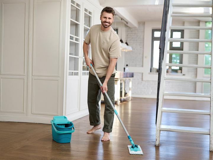 Produktbild Leifheit Wischmopp Power Clean micro duo, Sprühfunktion: Nein (1 Stk.)