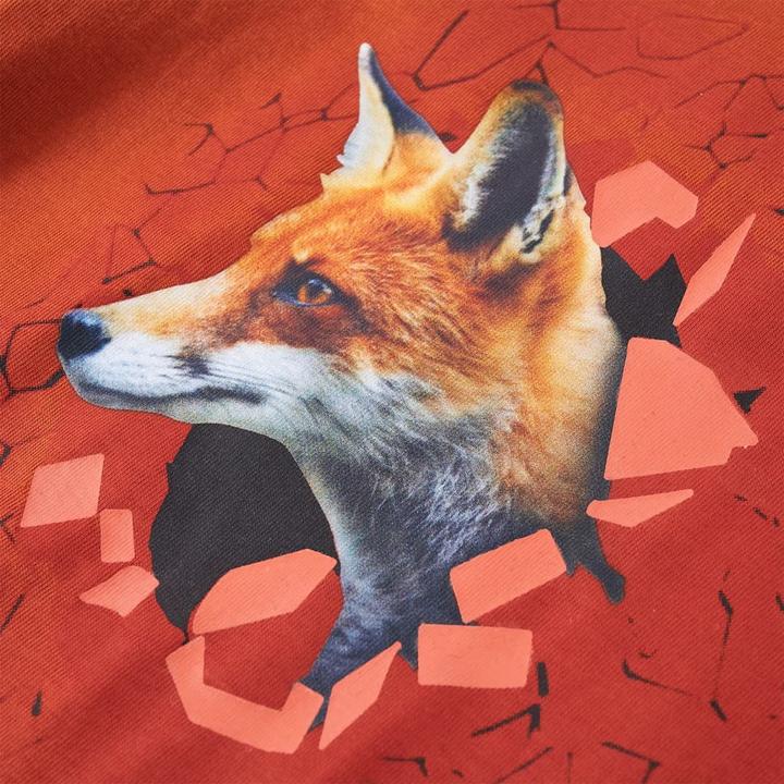 Produktbild vidaXL Kinder-Langarmshirt Rostbraun 116,Material: 100