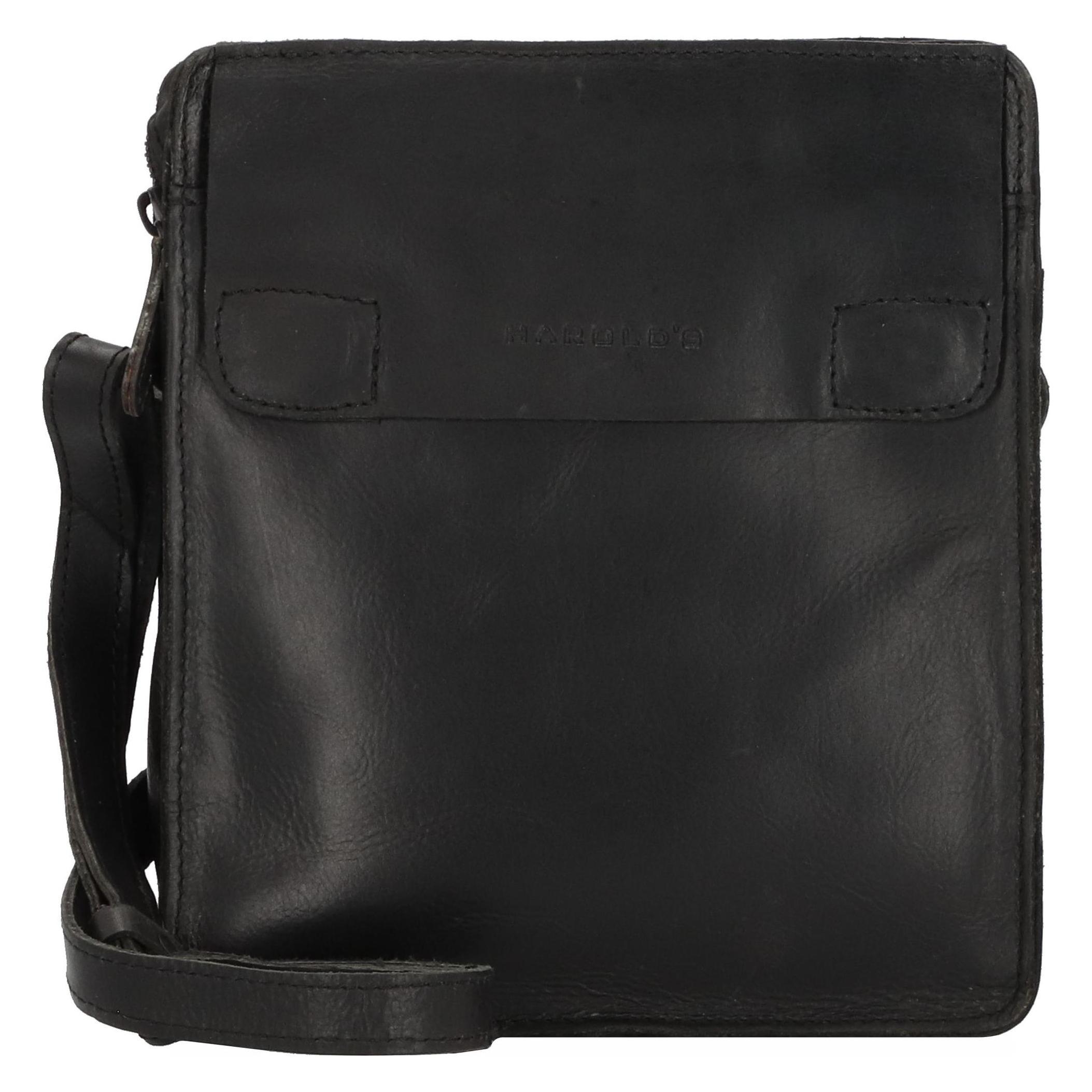 Harolds, Herren, Handtasche, Umhängetasche Aberdeen Crossbag M, Schwarz