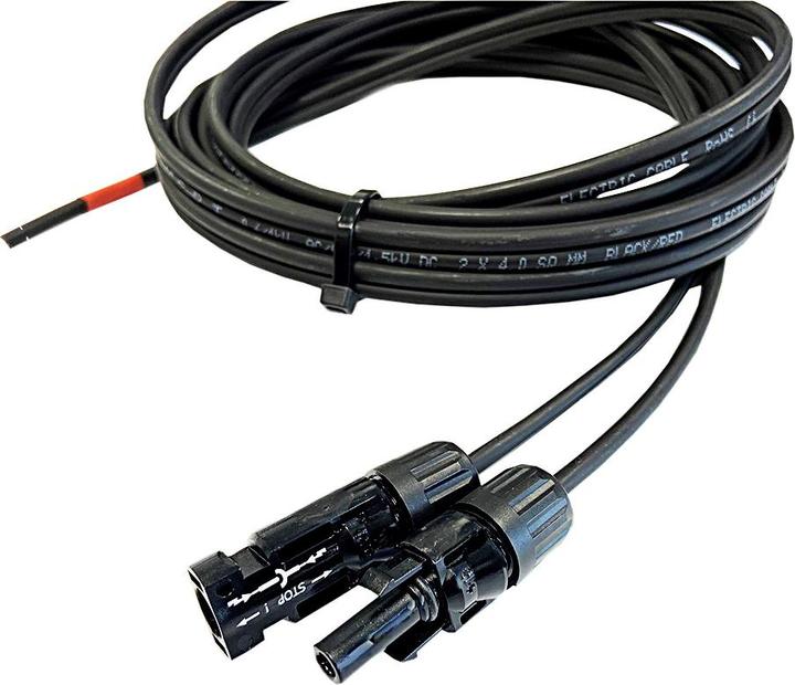 Produktbild Offgridtec 5m 4mm² Profi-Verbindungskabel Solarmodul zu Solarladeregler (Solarstecker)