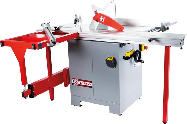 Actual product image Holzmann TS315F1600 400V sliding table saw incl. moulding table