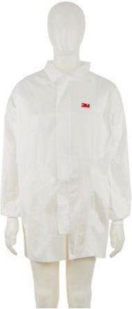 Image du produit 3M Manteau à usage unique 4440, en laminé PE microporeux, taille S, blanc (S)