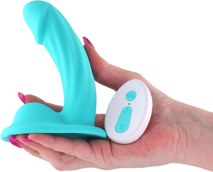 Produktbild NS Novelties Colours Curve Vibrating 5 Inch Dildo Teal