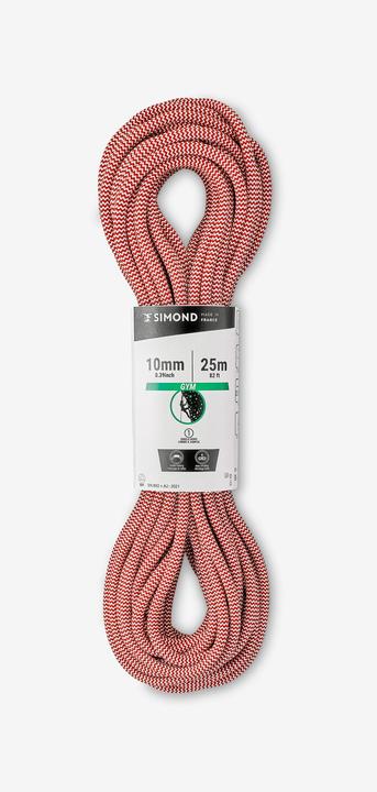 Simond Corda da arrampicata - Klimb Gym 10 mm × 25 m rossa (25 m)