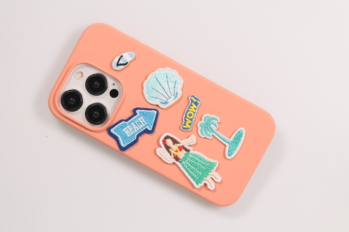 Actual product image PhoneLook Sticker Sticker for mobile/tablet/computer 3D embroidered Blueberry