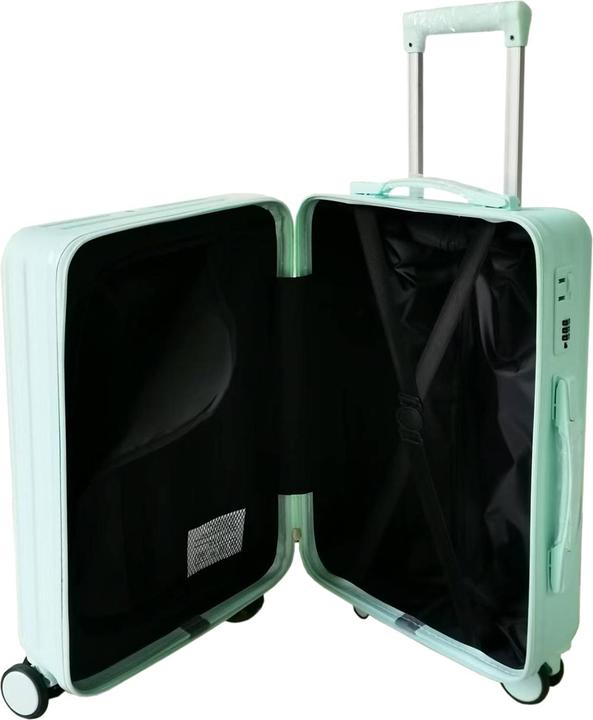 Image du produit NTK-Collection Hartschalenkoffer 4er-Set Leandra Blau (115 l, Bagage à main (jusqu'à 50l), M (50 - 90l), L (90 - 115l), XL (à partir de 115l))