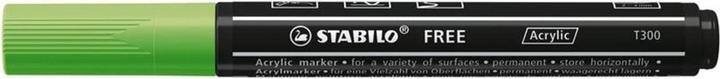 Produktbild STABILO Acrylmarker - FREE Acrylic - T300 Rundspitze 2-3mm - Einzelstift - hellgrün (1x)
