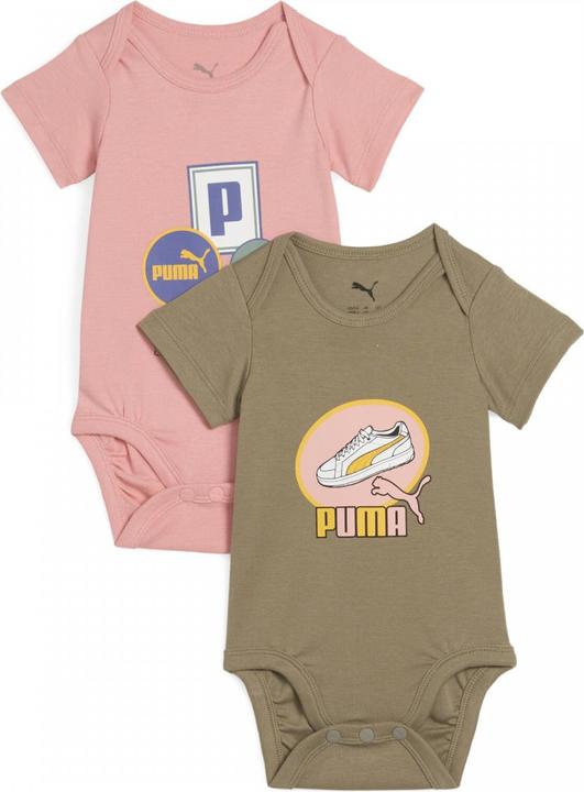 Actual product image Puma MINICATS Newborn 2-Pack Graphic Bodysuit Set INF (74)