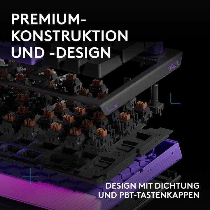 Produktbild Logitech G G512 X 98 (DE, Kabelgebunden)