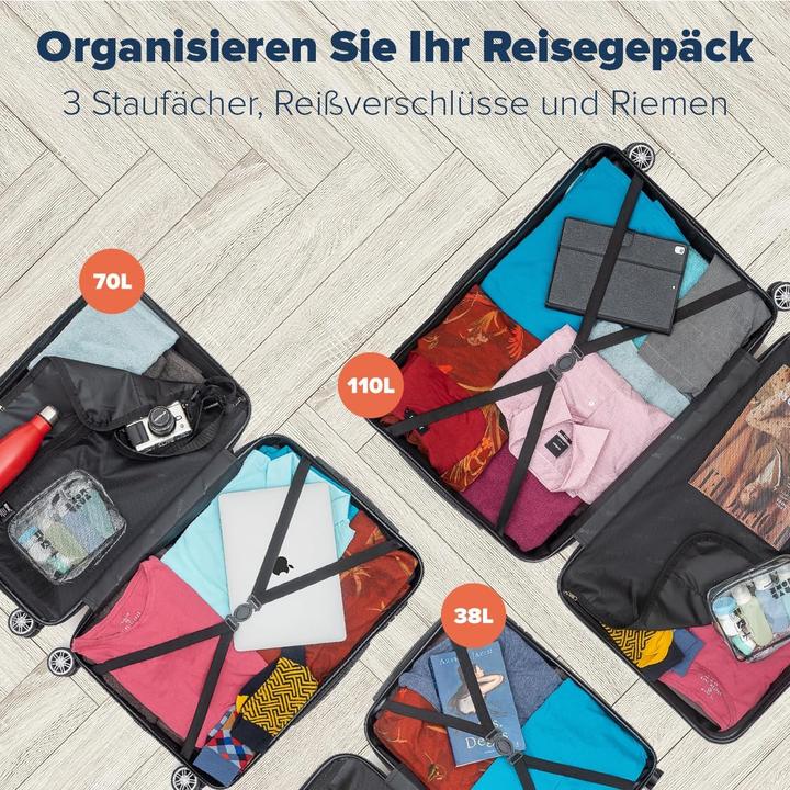 Produktbild Trvlmore 3-teiliges Kofferset