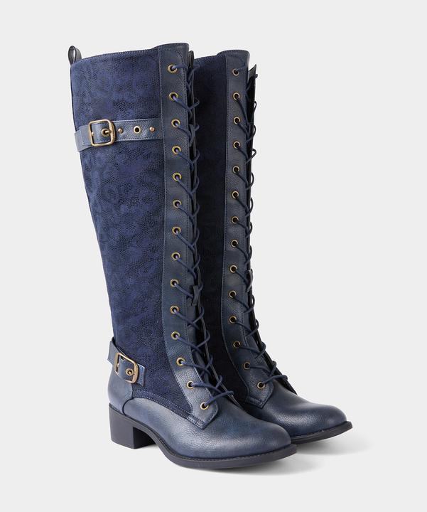 Image du produit Joe Browns Leopard Print Lace Up Riding Boots (39)