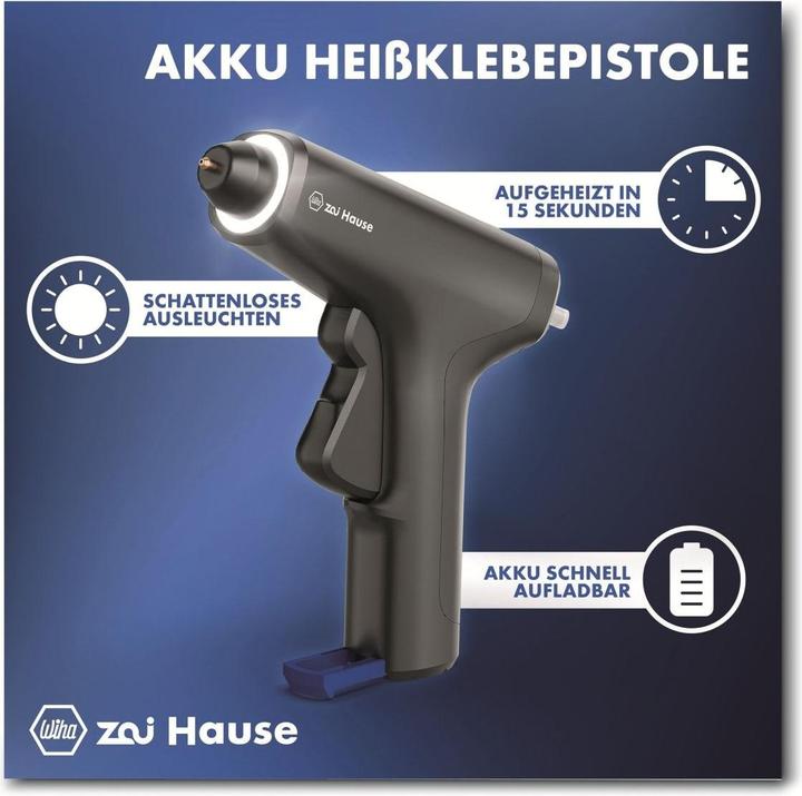 Actual product image Wiha Hot Glue Gun Set