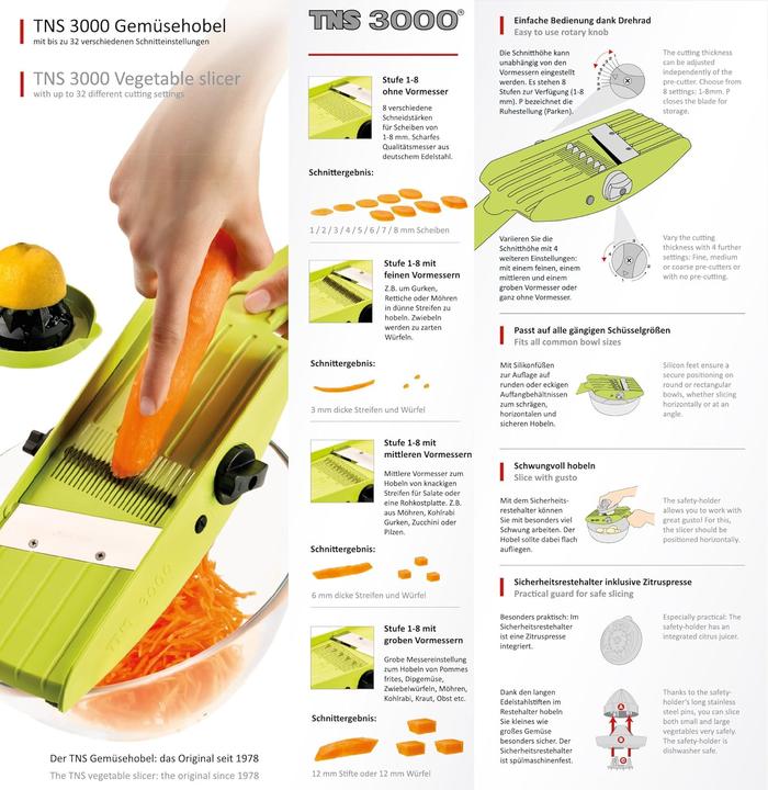 Immagine prodotto TNS 3000 Gemüsehobel