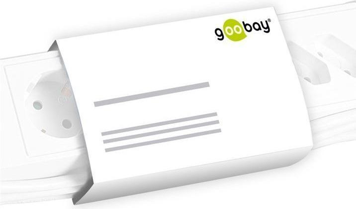 Actual product image Goobay extension cord (5 x, CEE 7/4, 3 m)