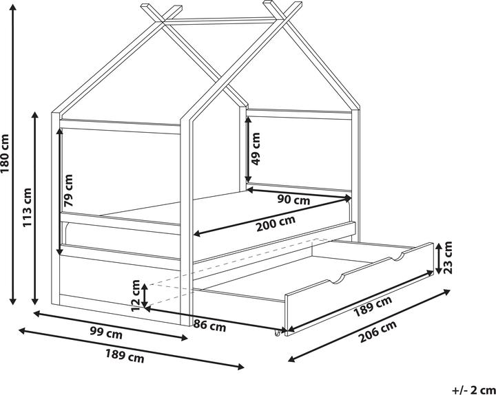 Produktbild Beliani Orgeval (90 x 200 cm)