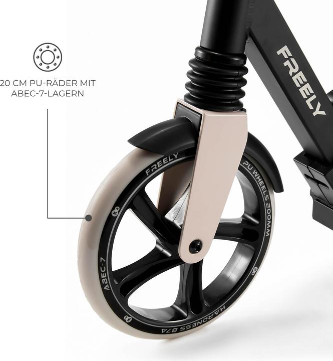 Actual product image KinderKraft scooter FREELY beige